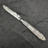 1910 British Antique White Pearl Shell Handle Pure Silver Engraving Blade Folding Pen Knife